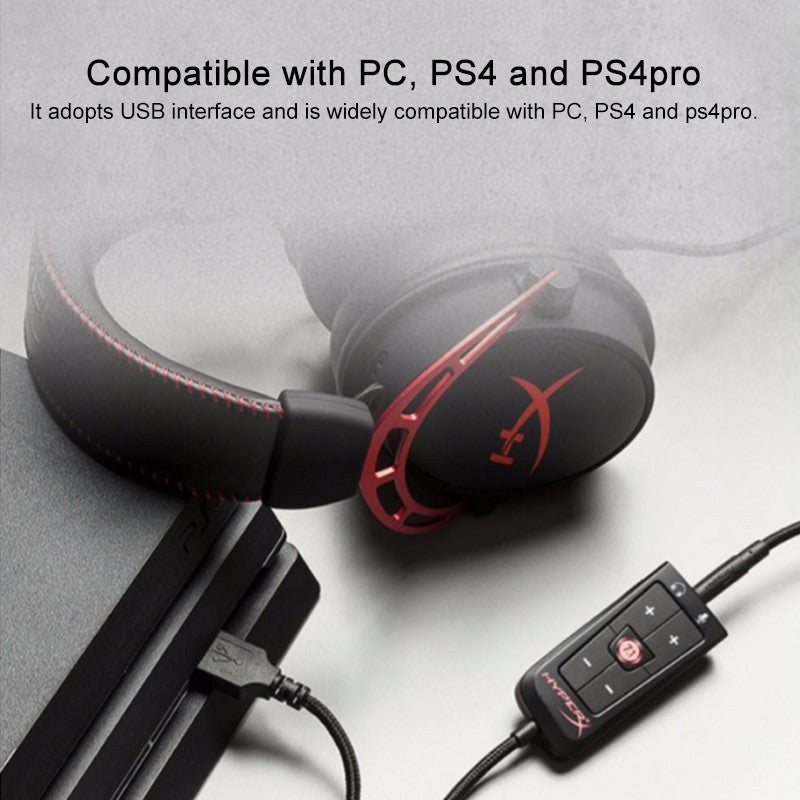 HyperX Cloud II 7.1 Surround Sound Card for Cloud II Gaming Headset - – PC  Gaming Warehouse